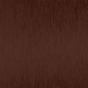 Kupfer geschliffen, brüniert "dunkel" + Zaponlack