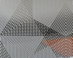 Edelstahl-Glasperlstrahl-Design auf Spiegel #8 (Eco-Ätzen)