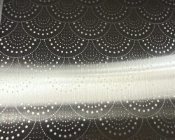 Edelstahl teilweise gestrahlt